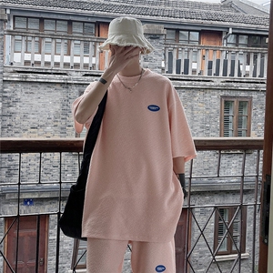 冰丝短袖T袖男DT8774P35短裤男DK8775P40大码休闲套装TZ8776P75控图片