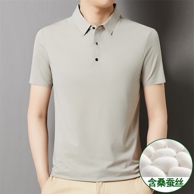 GDN6992春夏男士新款短袖T恤青年修身翻领体恤休闲POLO衫图片