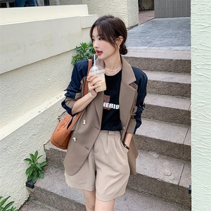 【新货现货】2022秋新款设计感假两件撞色西服251-602-P155-K218