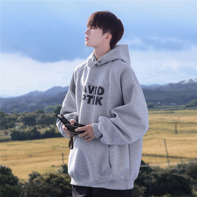 美式440克纽扣连帽卫衣抖音得物秋冬潮男棉套头外套-DZGW007-P55,女装短外套,星座216(原A116)