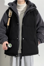 冬款青少年羊羔绒棉服假两件时尚棉衣外套男女8338-P130控价178，男装棉衣，电商A441-1