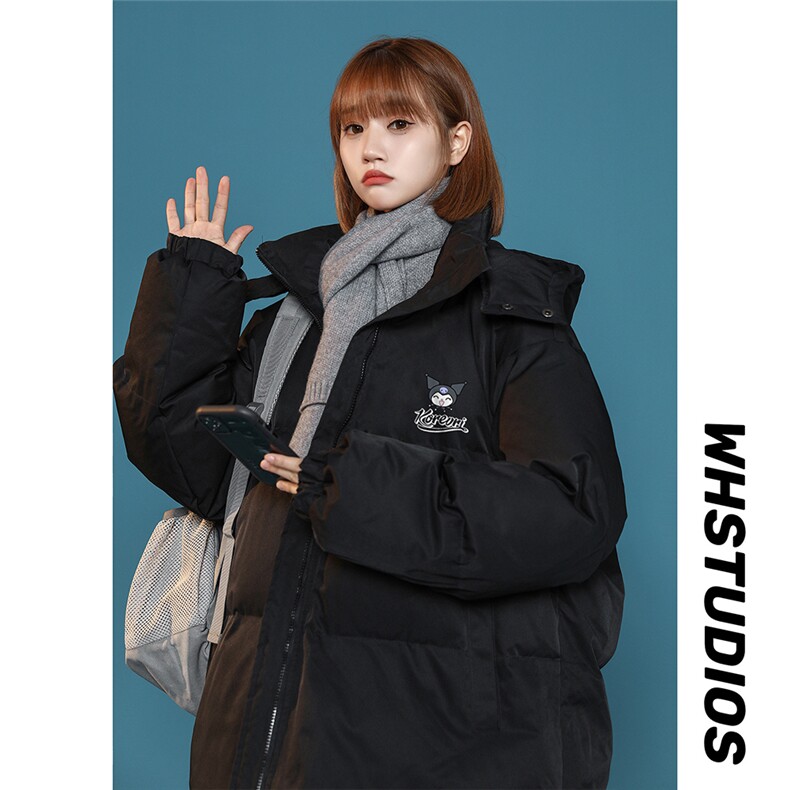 中性风秋冬宽松加厚印花连帽棉衣外套MY6212P115控158,男装棉衣,电商A268