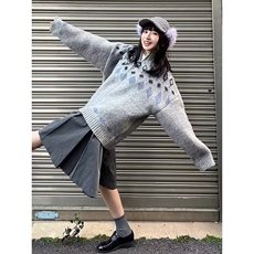 文艺ins帛跃美式复古男女开衫外套秋冬新款毛衣休闲慵懒风针织衫，男装针织衫/毛衣，星座218-8