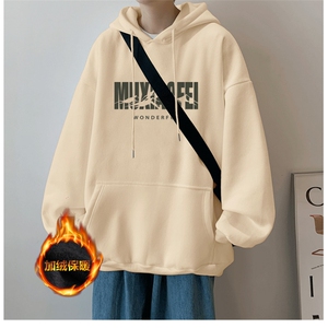 抖音供货、重磅360克现货加绒印花连帽卫衣HD019-1-LMWY44127-P40图片