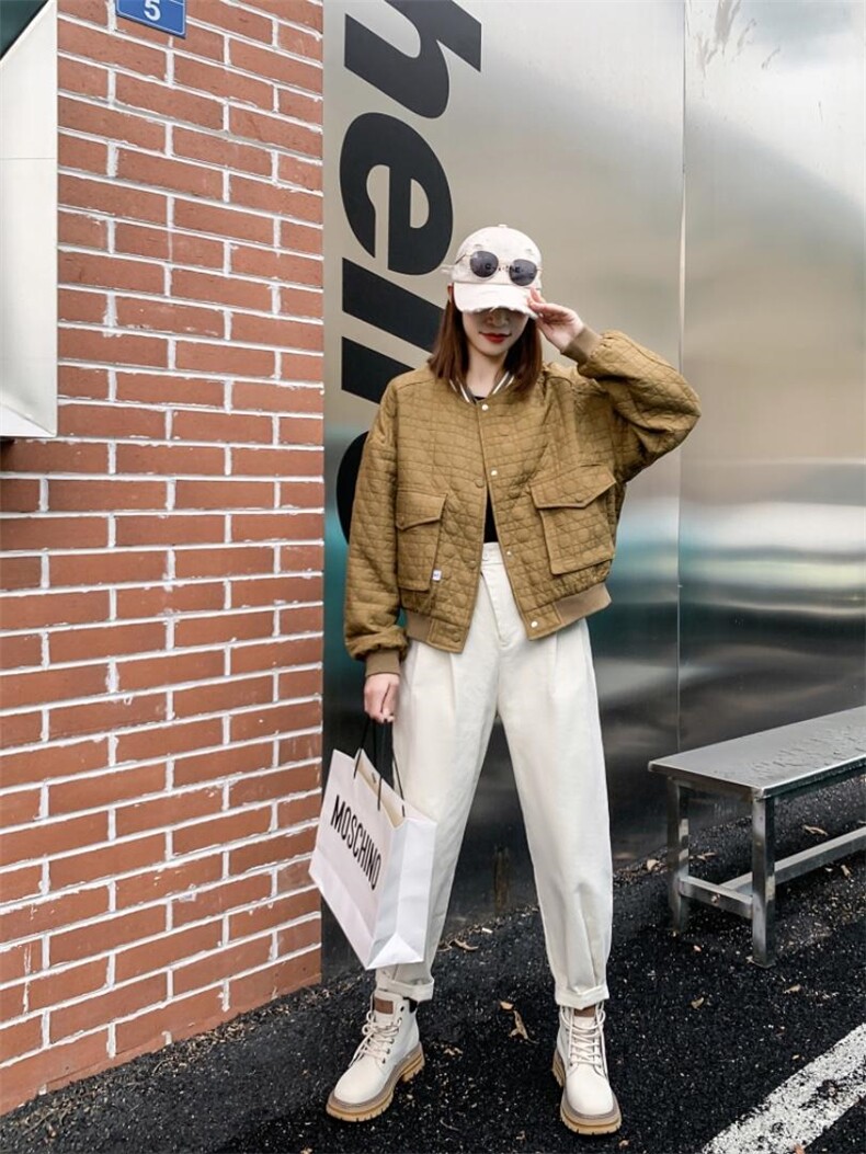 大口袋棒球领外套，其它，百变诱惑(6F)