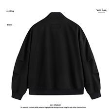 平铺~2026春季阔版简约棒球服夹克外套YJ6018/P98，男装夹克，电商B331