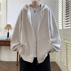 春秋夹克雪尼尔开衫重磅卫衣大码外套港风日系1016-1JK62P75K98，男装夹克，星座1016-1（原电商B408-1）