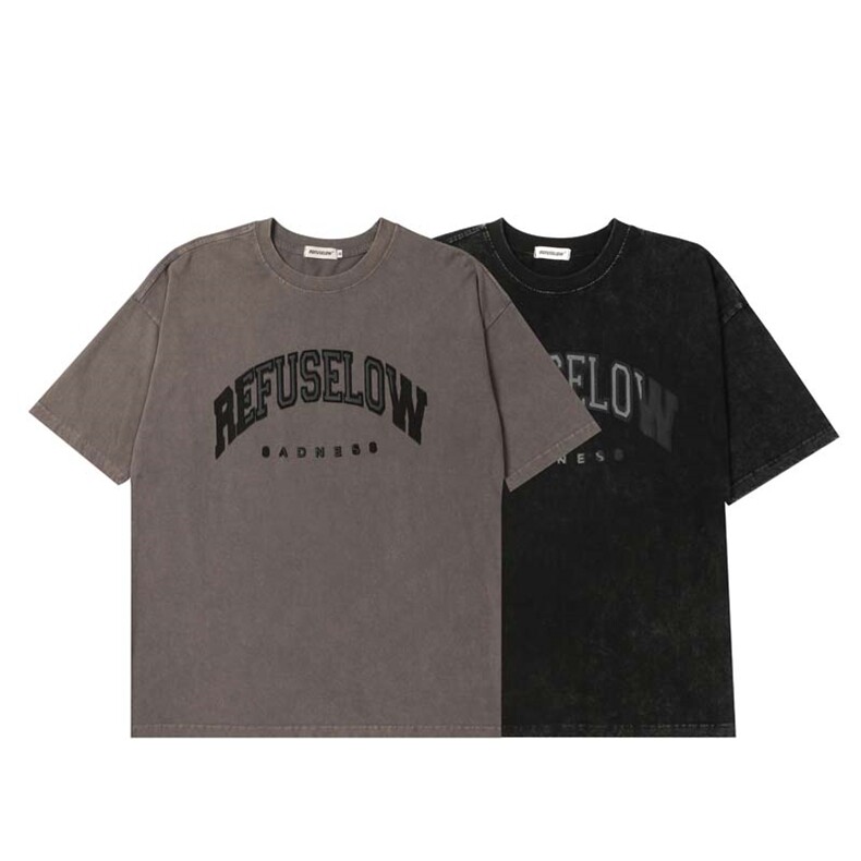 250G水洗重工发泡印花短T089-P55，男装T恤，星座702-1