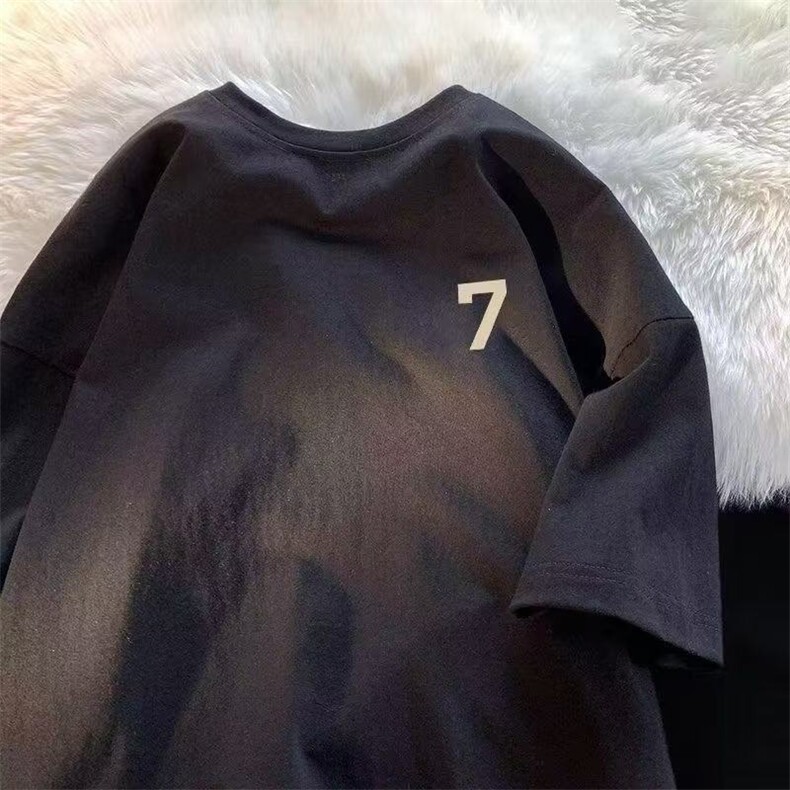 1506-1/TV56341/P33新款短袖t恤男ins潮牌欧美嘻哈风圆领打底衫，男装T恤，星座1506-1