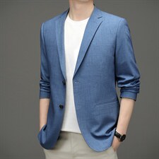 BZ82373钱塘2020-2中青年时尚休闲简约合身男士西装外套P145，男装西服，钱塘207-2