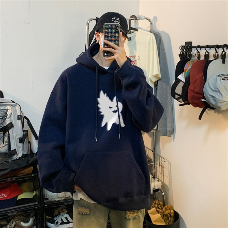 ！连帽圆领卫衣男装港风帽衫男 LM170-P35图片