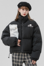 中性风23新款冬季时尚百搭宽松字母印花棉服外套MY65002P85控118，男装棉衣，电商A268