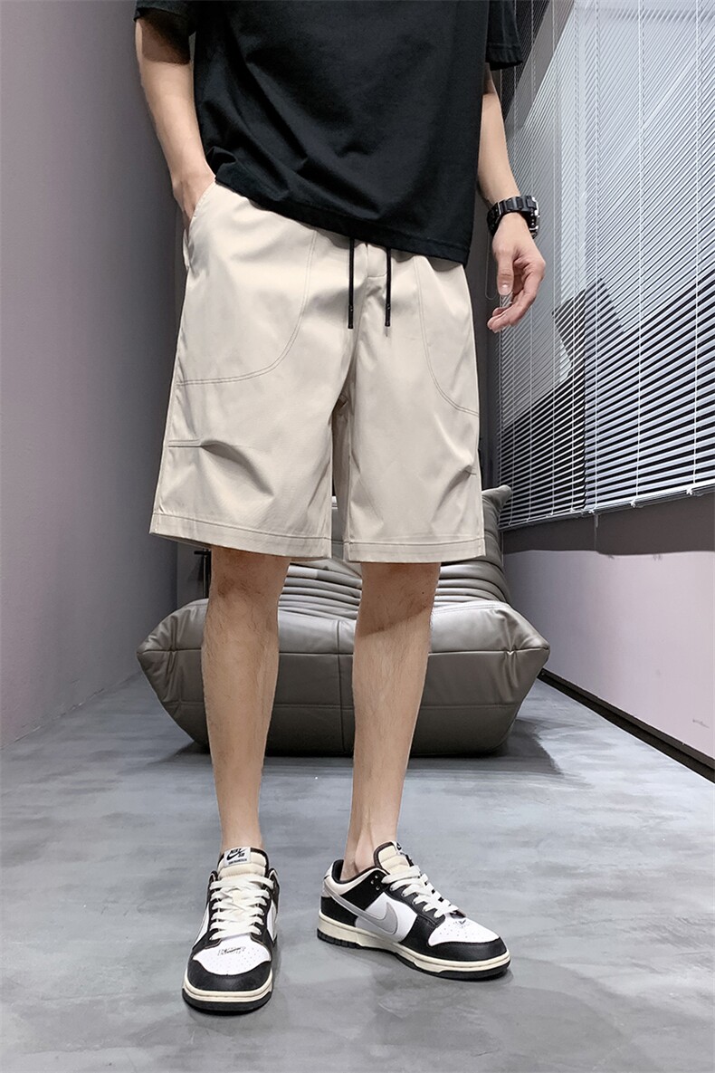 夏季新款短裤男宽松潮流港风百搭休闲五分裤运动短裤327-P20控48,男装牛仔裤,星座717