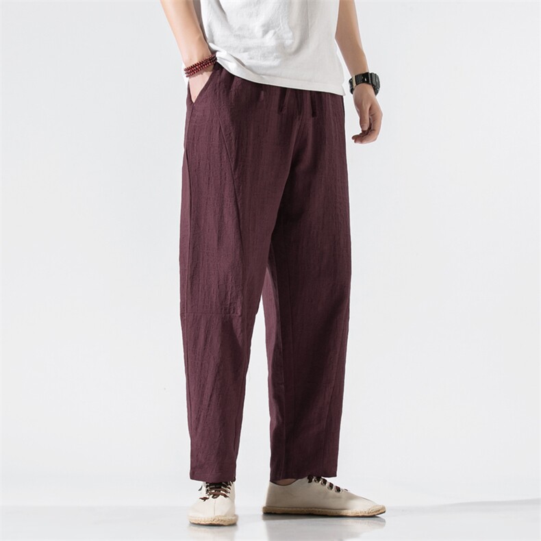 23新款春夏风提花休闲裤男大码运动裤宽松哈伦裤裤男926P50，女装休闲裤，钱塘788(原4013)