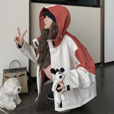 现货#2025秋季短款风衣棒球服工装外套#2C133-908-P155-K218，女装短外套，2C133