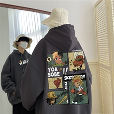 360克华棉加厚高品质连帽卫衣男P50加绒60-WY198棉65%聚酯纤维35%，男装卫衣，电商A426-1(原A430-1)