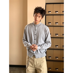 简约高级感 韩系氛围感针织开衫男女同款M856-P75图片