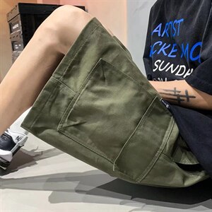 夏季潮流大码工装短裤五分宽松中裤运动休闲潮牌抽绳口袋DK42-p33图片