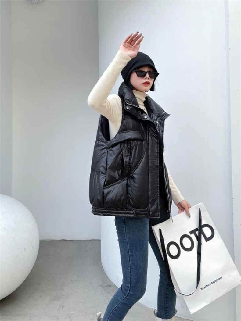 现货羽绒马甲，女装马甲，欧尚时