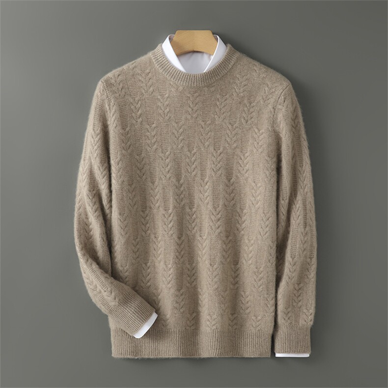 秋冬新款男士毛衣针织衫羊毛长袖内搭男装，男装羊毛衫，宇灿羊绒