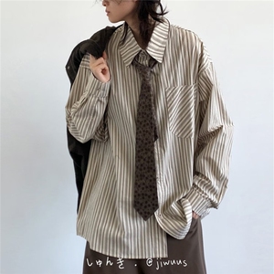 [006]衬衫男长袖新款休闲衣服潮流百搭高级感春秋A079-C236-P32
