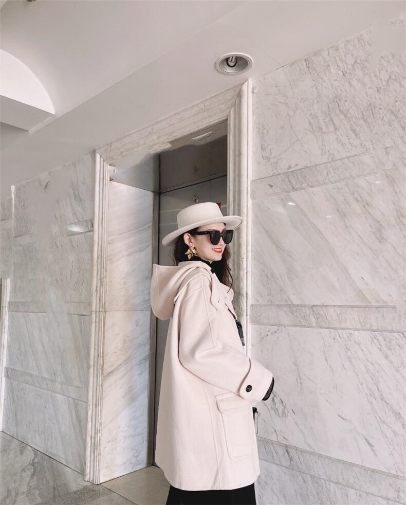 现货《双面羊绒》穿上上双面呢大衣。身体就如同呼吸般的自由。，其它，蓝衣可