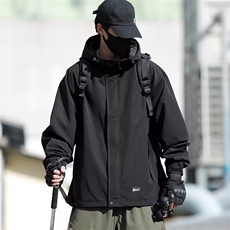 美式冲锋衣外套男春秋季防风防水夹克男连帽外套JK427-P62，男装夹克，星座208-5