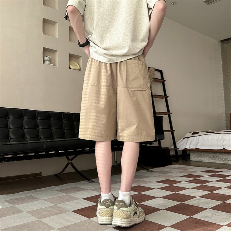2024夏季新款内景大码冲孔速干短裤M-5XHK24405-特P35,男装休闲裤,电商A022