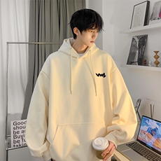 抖音品质秋季新款男生连帽卫衣潮流印花上衣JK23380-特批35-控58，男装卫衣，星座605(原A050)