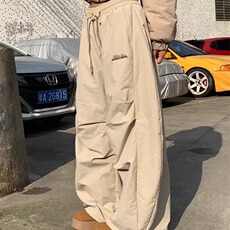 美式复古褶皱伞兵弯刀工装裤男女款春秋季新款YSDL-K223/P52，男装休闲裤，星座506