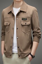 BAMJ-2506钱塘2020-2春秋新款时尚休闲百搭中青年男士夹克P115，男装夹克，钱塘207-2