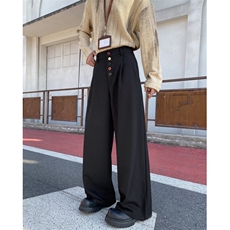 2025春季新款高级感垂坠阔腿宽松休闲西裤B315-K25693-特p40控78，男装休闲裤，电商B315