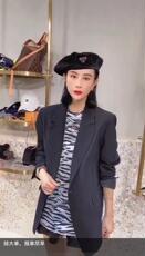 2022年春季新款时尚潮流欧货拱边西装外套，女装西装，L·H·X