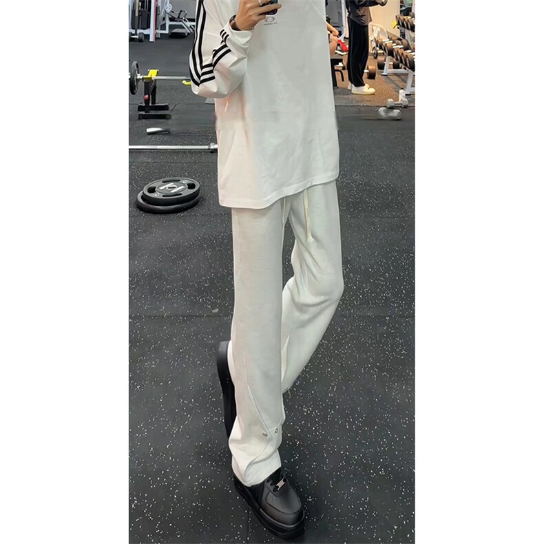 秋季美式高街运动铆钉休闲卫裤货号K2485特P4578图片