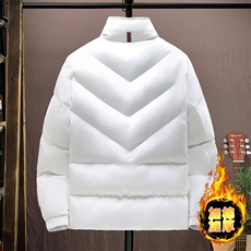 冬季加厚棉衣男休闲时尚青年立领棉衣百搭棉服外套M1801-P78，男装棉衣，星座310B-3