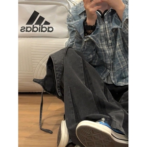 有货cleanfit蓝格子衬衫设计感高级长袖衬衣美式复古CS691LL-P50图片