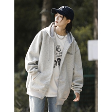 华棉刺绣开衫卫衣秋冬男外套夹克GW008-P60控78，男装夹克，星座216(原A116)