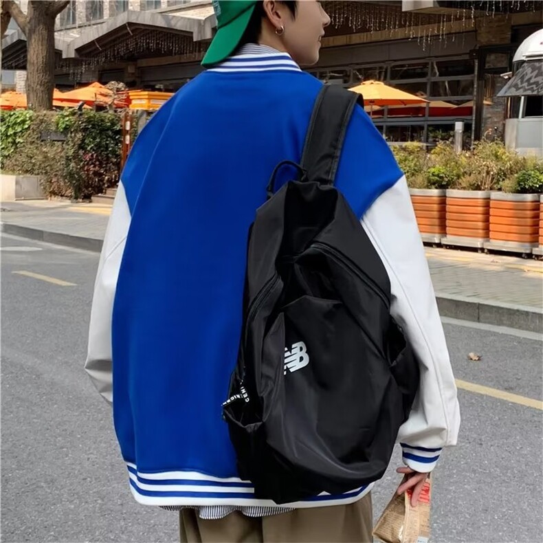 2025秋季棒球服男ins潮牌春秋美式时尚高街外套百搭情侣款夹克,男装夹克,星座1210-1