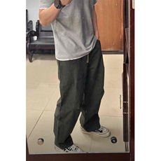 美式复古机能伞兵裤，休闲宽松，网图-A061-AX01391-特P55，男装休闲裤，电商A061