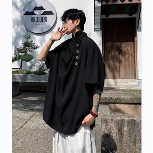 衬衫男士韩版潮流痞子帅气百搭宽松2024新款ins宽松外套CY779-P46图片