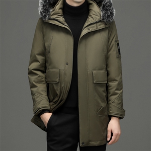 BEYR806钱塘2020-2中年男士冬季厚款中长款时尚休闲羽绒服P313