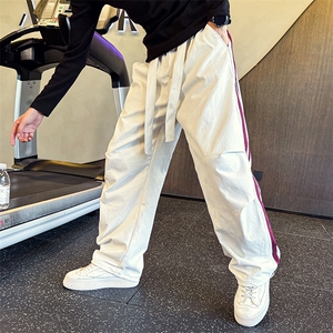 CK5861-P68控98卫裤男潮流宽松男士休闲直筒裤春秋季新款时尚痞帅图片