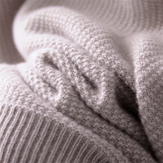 2025秋冬百搭时尚简约桂花针半拉链针织羊绒衫，男装羊绒套衫，晨晟羊绒