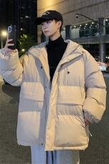 港风2026新品冬季宽松情侣装男装棉衣棉服冬装加厚外套D002-P105，男装棉衣，星座717