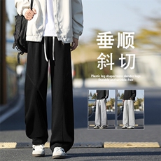 M-5XL华棉62%拖地质感挺括百搭休闲裤X1380特批33，男装休闲裤，星座718