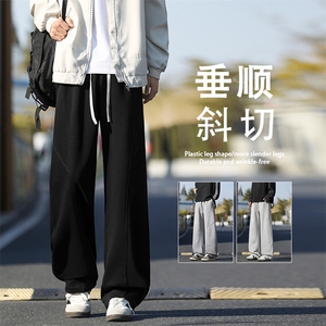 M-5XL华棉62%拖地质感挺括百搭休闲裤X1380特批33图片