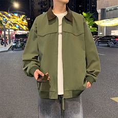 得物二开美式复古外套男痞帅cleanfit底特律工装夹克JK1208-P78，男装夹克，星座1103-3