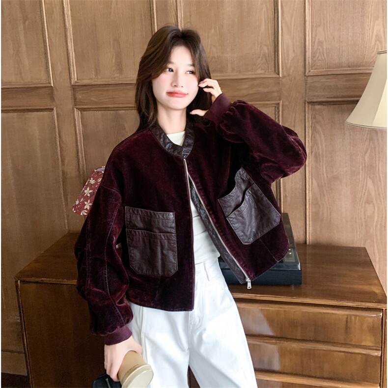 新品大货好数据高品质重工艺植绒牛仔外套6826-P195控298,女装短外套,2C196