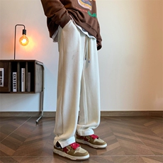 2024冬款百搭宽松束脚运动九分潮牌休闲卫裤313A-1-NK75-P60控78，男装休闲裤，星座808A-1