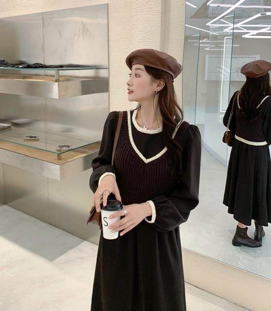 韩系连衣裙，女装连衣裙，E莎